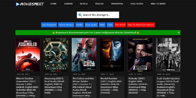 Moviesmeet 2022 – Free HD Bollywood Full Movies Download Website