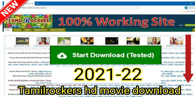 TamilRockers 2022 – Free HD Bollywood Movies Download Website